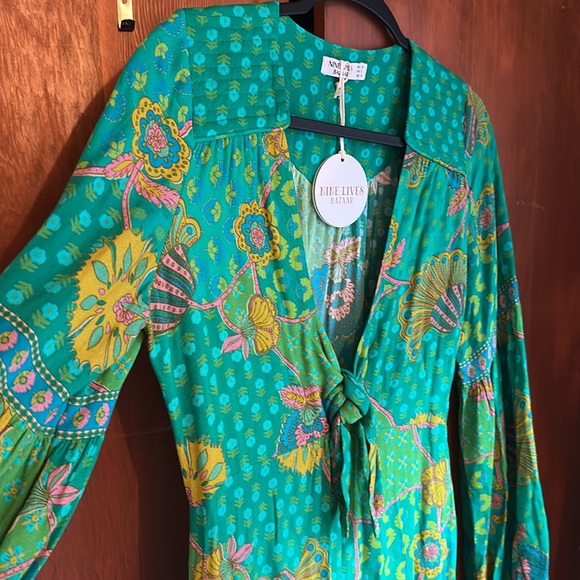 Nine Lives Bazaar Slow Dance Maxi Emerald AUS 10 US 6 Size M - Picture 9 of 11